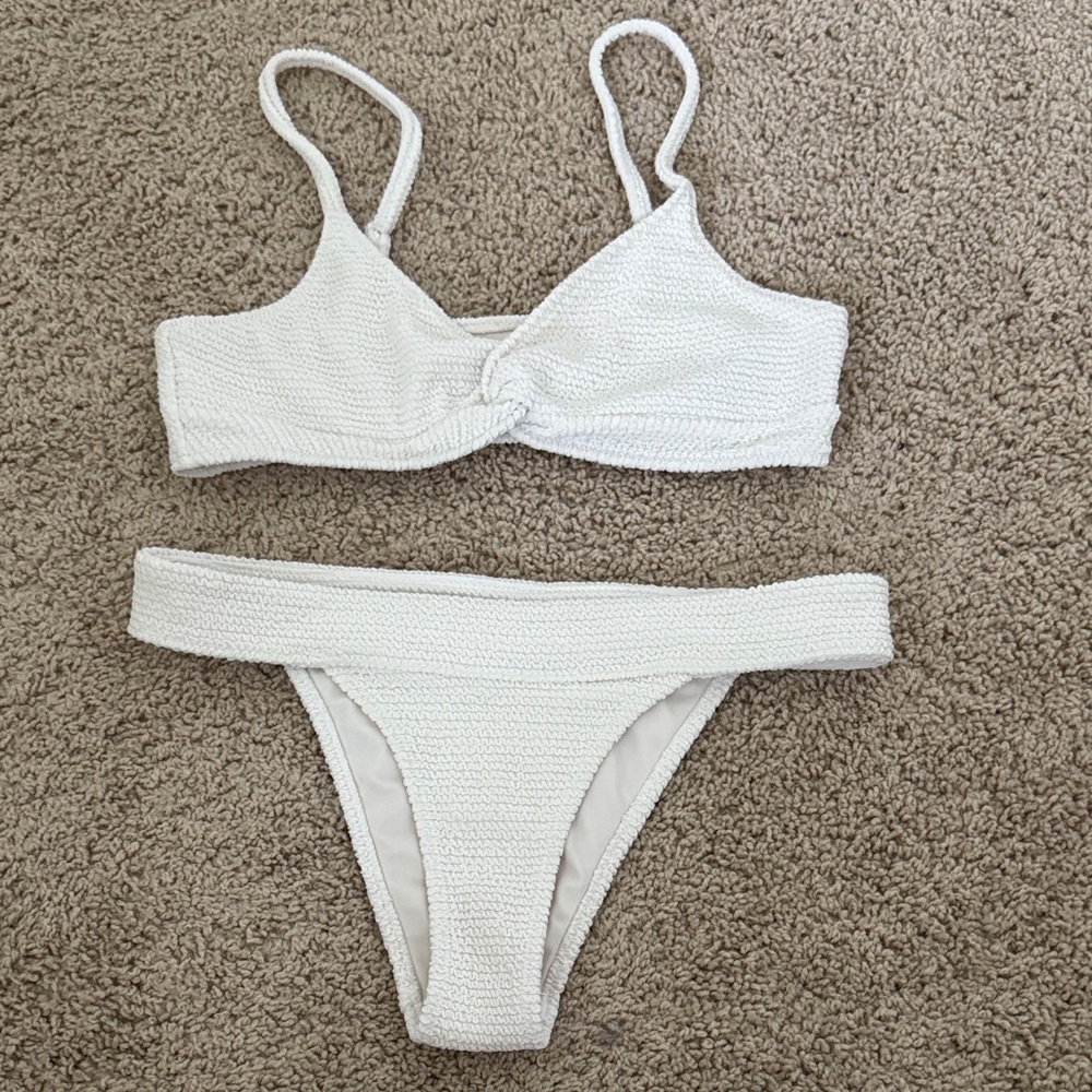 White LA Hearts Pac Sun Bikini